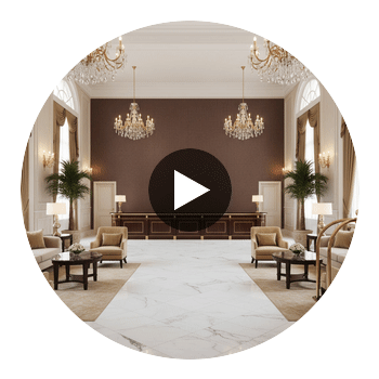 Berkeley Type II Vinyl | Hollywood Wallcoverings Circular Swatch | Hollywood Wallcoverings