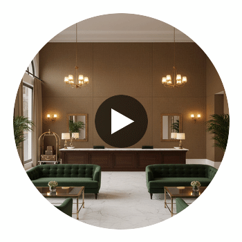Berkeley Type II Vinyl | Hollywood Wallcoverings Circular Swatch | Hollywood Wallcoverings