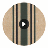 Beverly Drive Jute - Woven Wallcovering Circular Swatch | Fentucci