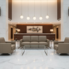 Vieques - Khaki Upholstered Sofa | Architectural Fabrics