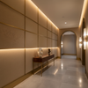 Triangle Reef - Oatmeal Upholstered Wall Panel | Architectural Fabrics