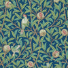Bird & Pomegranate Wallpaper Sage Blue | William Morris