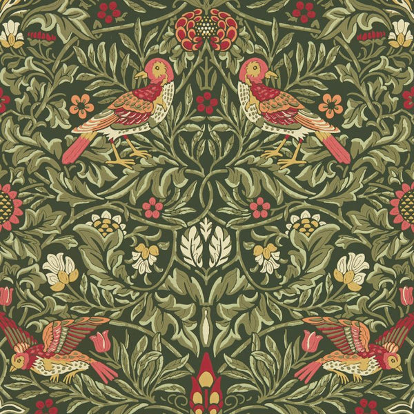 Bird Dell Wooded Wallcovering | William Morris