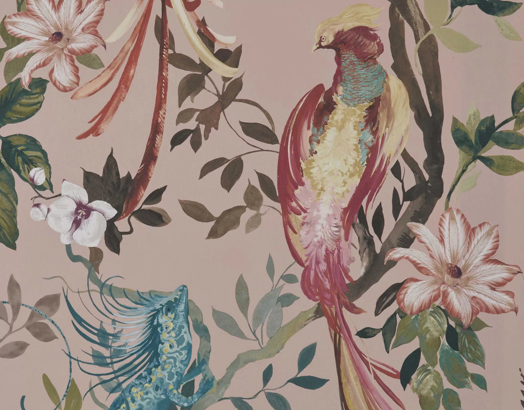 Bird Sonnet Blush Wallpaper - Image 3