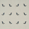 BIRDS PRINT BLACK ON NATURAL | Schumacher - Image 1