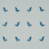 BIRDS PRINT NAVY ON SKY | Schumacher - Image 1