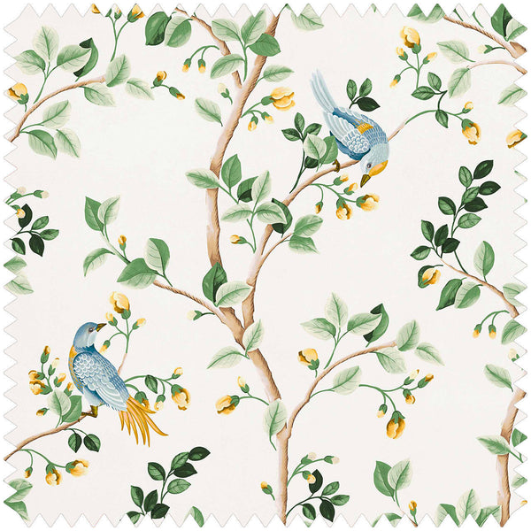 Birds Prosperity Swan  Fabric | Coordone Europe