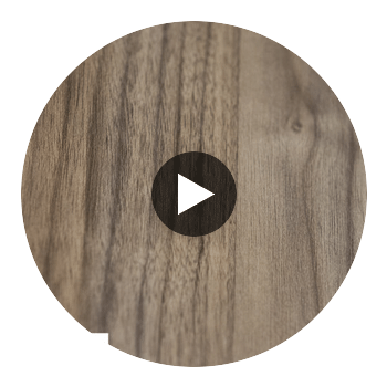 Biscay Bay Black Wood Grain | Hollywood Wallcoverings Circular Swatch | Hollywood Wallcoverings