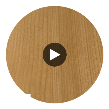Biscay Bay Caramel Wood Grain | Hollywood Wallcoverings Circular Swatch | Hollywood Wallcoverings