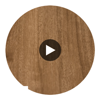 Biscay Bay Chocolate Wood Grain | Hollywood Wallcoverings Circular Swatch | Hollywood Wallcoverings