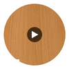 Biscay Bay Medium Wood Grain | Hollywood Wallcoverings Circular Swatch | Hollywood Wallcoverings