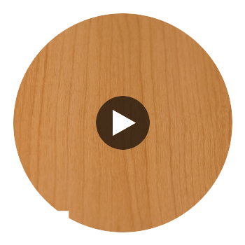 Biscay Bay Medium Wood Grain | Hollywood Wallcoverings Circular Swatch | Hollywood Wallcoverings