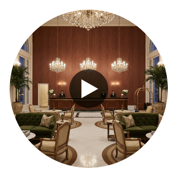 Biscay Bay Wide Mahogany Wood Grain | Hollywood Wallcoverings Circular Swatch | Hollywood Wallcoverings