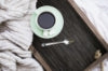 Black Grassweave Peel and Stick Wallcovering | Jeffrey Stevens - Image 6