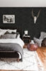Black Grassweave Peel and Stick Wallcovering | Jeffrey Stevens - Image 8