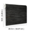 Black Grassweave Peel and Stick Wallcovering | Jeffrey Stevens - Image 9