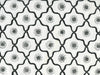 Longfellow, Black Grey on White Cotton