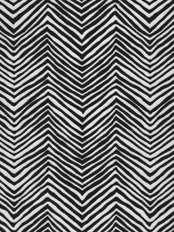 Black on Oyster White Wallcoverings | Alan Campbell