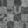 Black Vaughn Geometric Peel and Stick Wallcovering | Jeffrey Stevens - Image 1