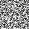 Black & White Damask Self-Adhesive Film | Jeffrey Stevens - Image 1