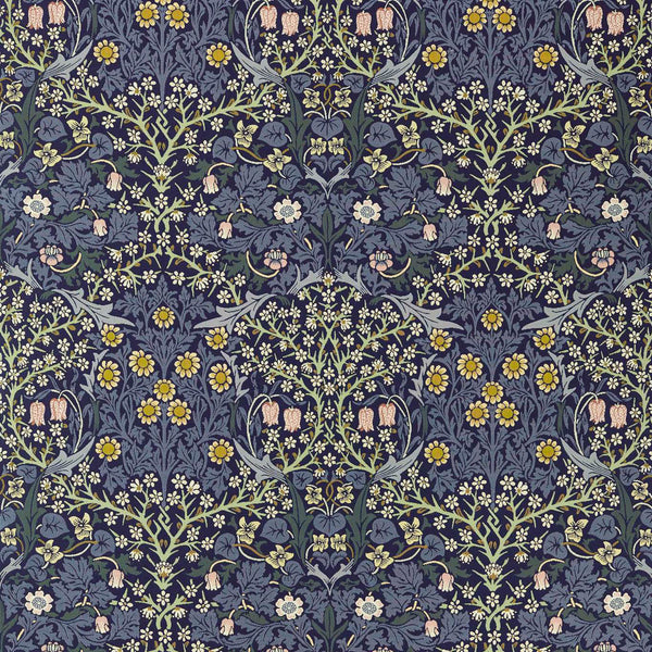 Blackthorn Weave Indigo | Morris & Co.