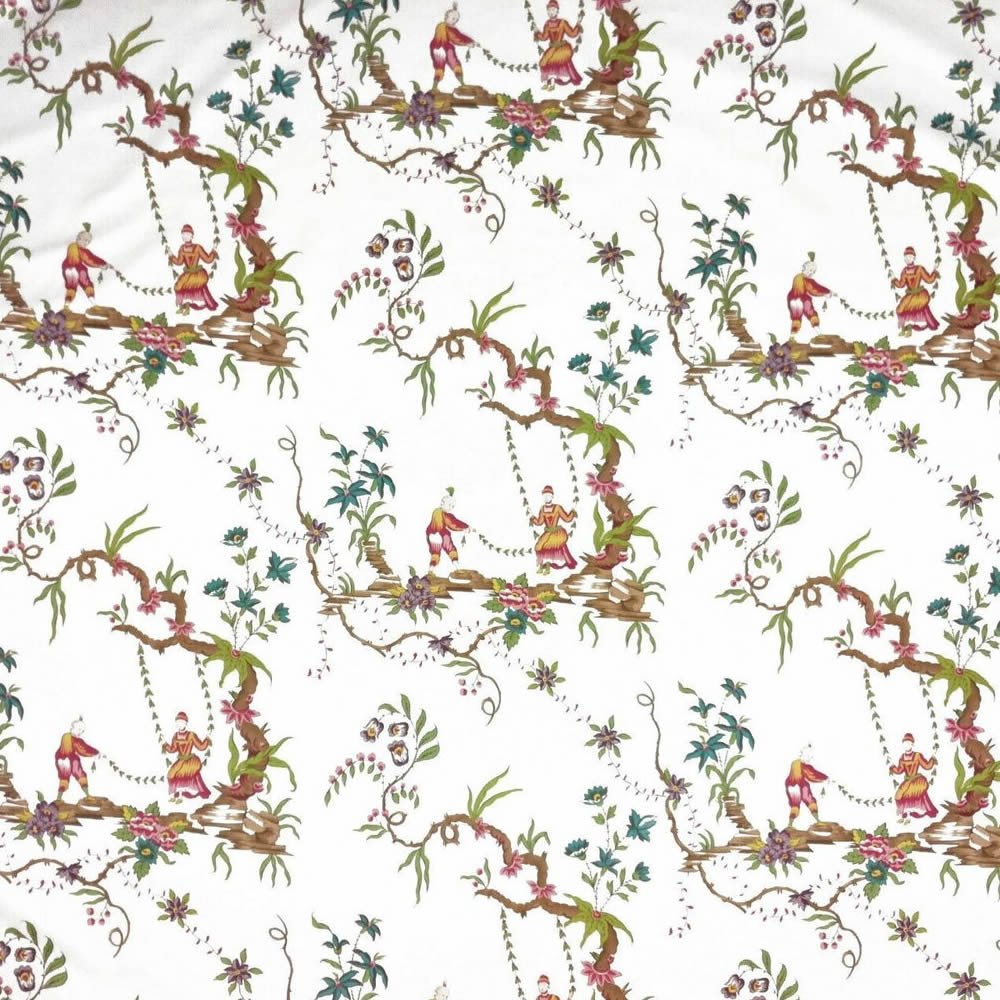 Percale Escarpolette, Blanc