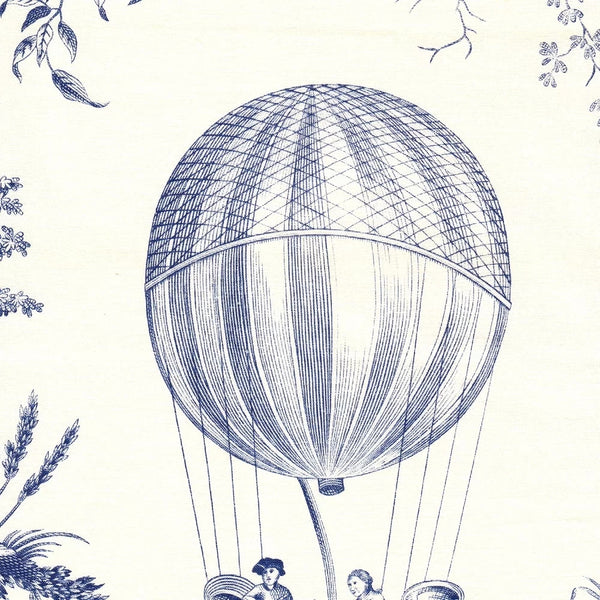 Ballon de Gonesse Toile, Bleu Wallcoverings | Charles Burger