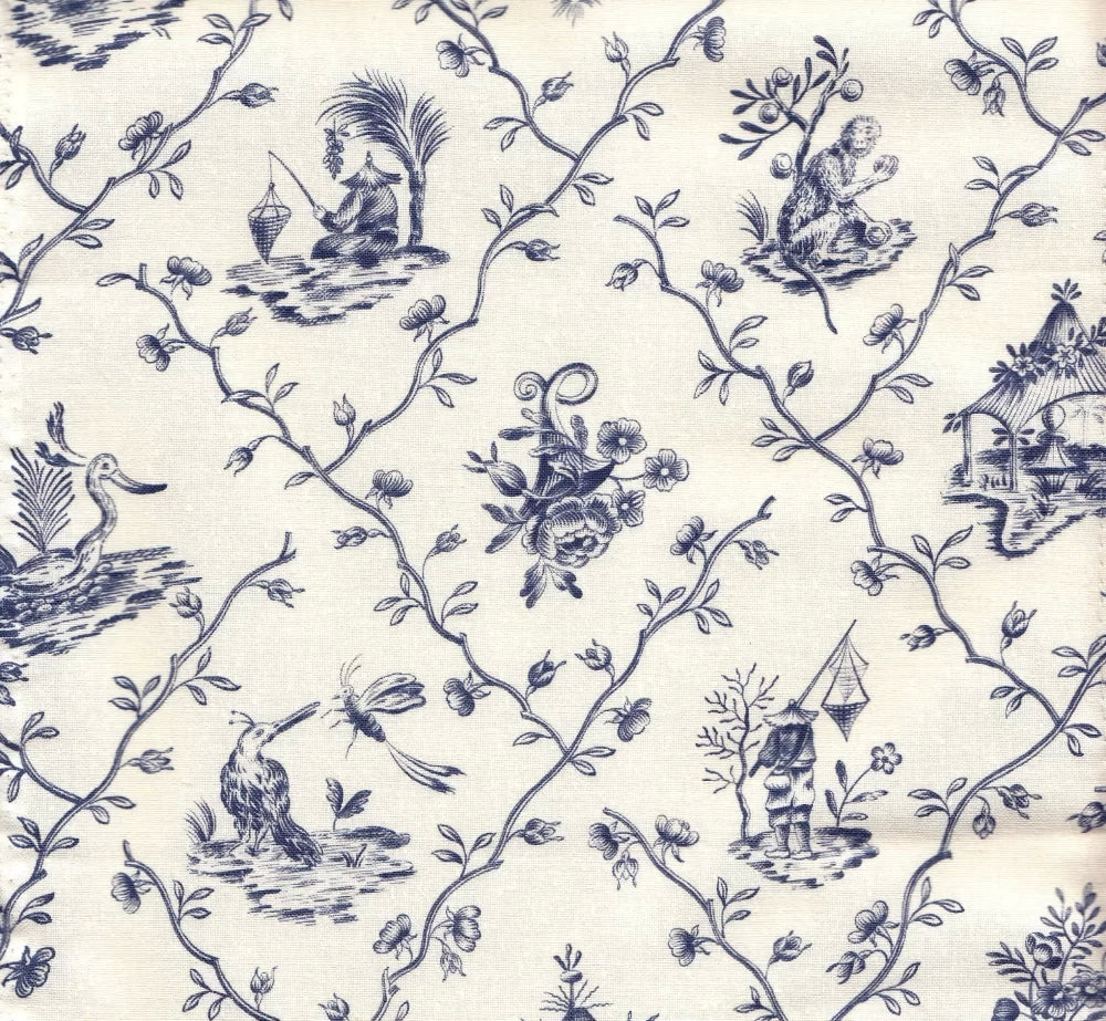 Pillement Toile, Bleu
