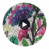 GLM-4024 Bloom Glitter Multi On Rainbow designer-wallcoverings-los-angeles 2