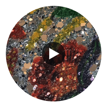 GLM-4022 Bloom Glitter Multi On Silver designer-wallcoverings-los-angeles 2