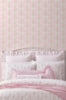 Blooming Heirloom Strawberry Macaron Rose Stripe Peel and Stick Wallcovering | Jeffrey Stevens - Image 8