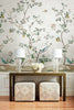 Blossom Chinoisserie Mural - Silver Grascloth - Image 3