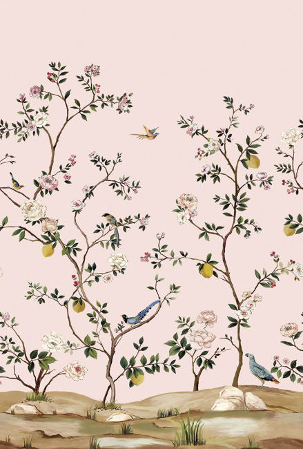 Blossom Mural - Blush Wallcovering | Phillipe Romano