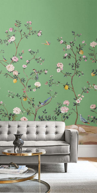 Blossom Mural - Emerald - Image 2