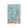 Blossom Mural - Sky Blue - Image 2
