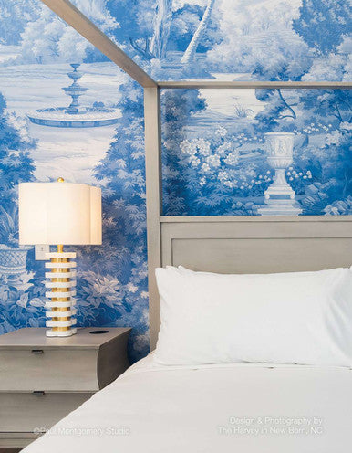 Blue Garden Light Blue | Mural Source