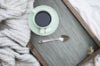 Blue Grassweave Peel and Stick Wallcovering | Jeffrey Stevens - Image 7