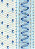 Links II, Blue New Blue on Cotton Sateen