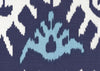 Kazak, Blue on Silk
