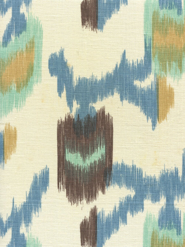 Blue Taupe Brown Turquoise Wallcoverings | Alan Campbell