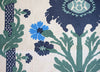 Henriot Floral, Blues on Ecru