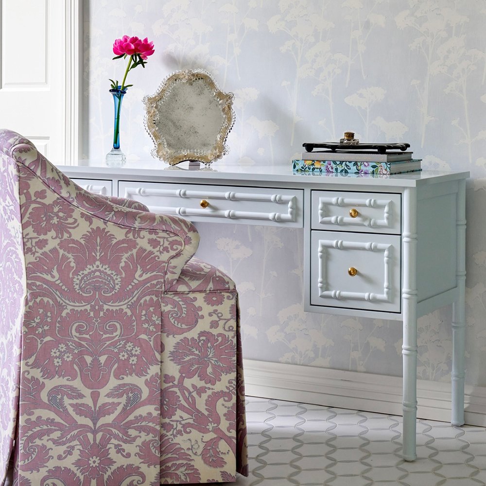 Borghese Two Color, Beige Turquoise Outline