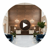 Bosa Marina Boardwalk Wood Grain | Hollywood Wallcoverings Circular Swatch | Hollywood Wallcoverings