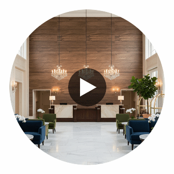 Bosa Marina Boardwalk Wood Grain | Hollywood Wallcoverings Circular Swatch | Hollywood Wallcoverings