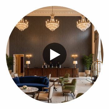 Bosa Marina Midnight Wood Grain | Hollywood Wallcoverings Circular Swatch | Hollywood Wallcoverings