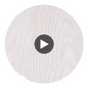 Bosa Marina Rustic White Wood Grain | Hollywood Wallcoverings Circular Swatch | Hollywood Wallcoverings
