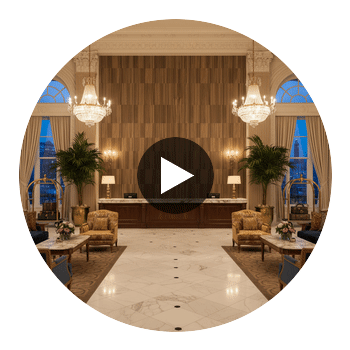 Bosa Marina Striped Wood Grain | Hollywood Wallcoverings Circular Swatch | Hollywood Wallcoverings