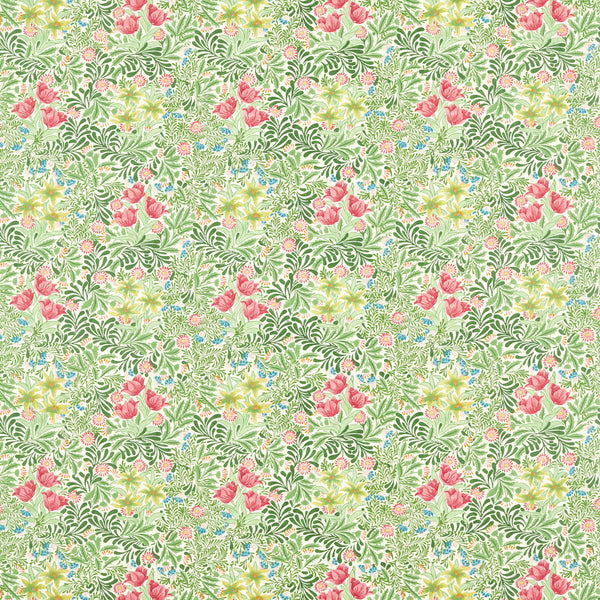 Bower Boughs Green/Rose | Morris & Co.