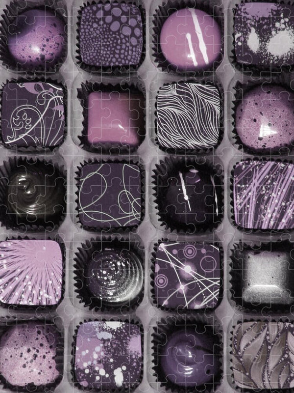 Box of Purple Chocolates - Puzzle