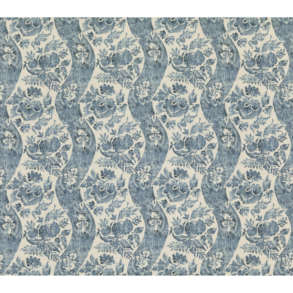 Caldbeck - Indigo/Ivory Blue By G P & J Baker | Signature Prints |  Multipurpose Print